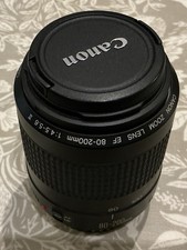 Canon EF 80-200mm f/4.5-5.6 II Zoom Lens for Canon EOS Digital Cameras + Extras