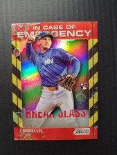 Brooks Lee RC 2025 Topps Stadium Club In Case Of Emergency Brake Glass Insert 