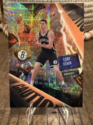 Topps Chrome 2025-26 Advisory Insert Rookie Egor Demin AD-8 Brooklyn Nets