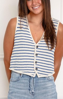By Together Winslet V-Neck Vest Size S