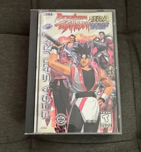 Sega Saturn Battle Arena Toshinden URA Authentic Complete Manual Reg Card Tested