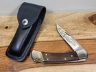 1988 BUCK (#110) 25th ANNIVERSARY "LOCKBACK" FOLDING SHEATH KNIFE- MIB — photo 2
