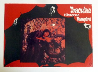 DRACULA`S lüsterne Vampire AUSHANGFOTO ´71 Guess what happened to Count Dracula?
