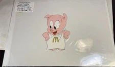 1991 MCDONALD'S TINY TUNES HAMTON J.  # 4 ANIMATION CEL TELEVISION COMMERCIAL