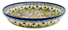 Polish Pottery Pie & Quiche Dish by Zaklady Boleslawiec – Perfect for Baking
