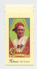RABBIT MARANVILLE SCARCE HELMAR STAMP BASEBALL CARD WITH UNCUT TAB