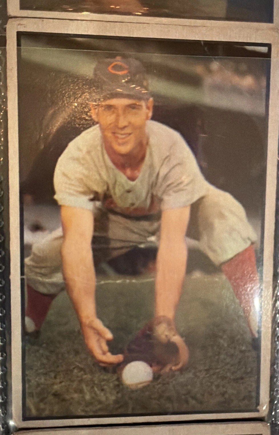 1953 Bowman Color - Bobby Adams #108