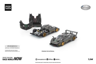 Pre-order) POP RACE 1/64 PAGANI ZONDA R #PR640125 Diecast Model