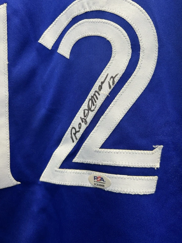 Roberto Alomar Signed Autographed Blue Jays Custom Jersey PSA COA (CBMH) - Image 2 of 3