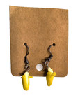 Cute Corn Dangle Earrings Yellow White Acrylic Halloween Thanksgiving Fall Hook — photo 10