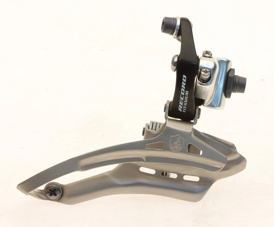 Campagnolo Record Titanium Front Derailleur 10 Speed Triple Braze-On NOS NEW - Image 2 of 4