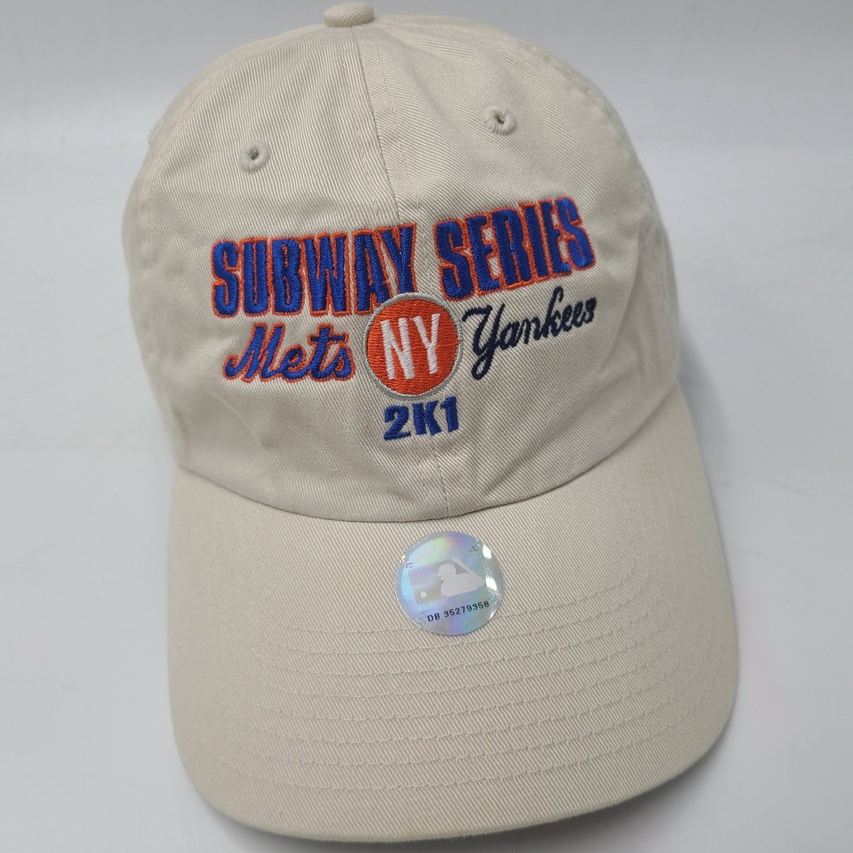 Vintage New York Mets Yankees Hat Strapback Twins Enterprise 2001