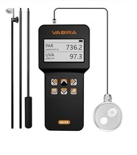 VABIRA VBR-Aqua IP68 Digital PAR Meter Aquarium Reef Light 3FT Rod Latest Model 