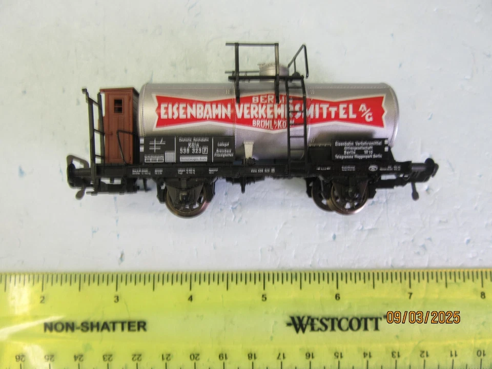 HO - Fleischmann 5431K Tanque de Carga Coche Transporte Ferroviario DRG - NOS Foto 2 de 4