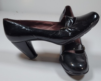 #ad #ad Clarks Indigo Womens 9M Black Pump Leather Upper #83881 $10.49