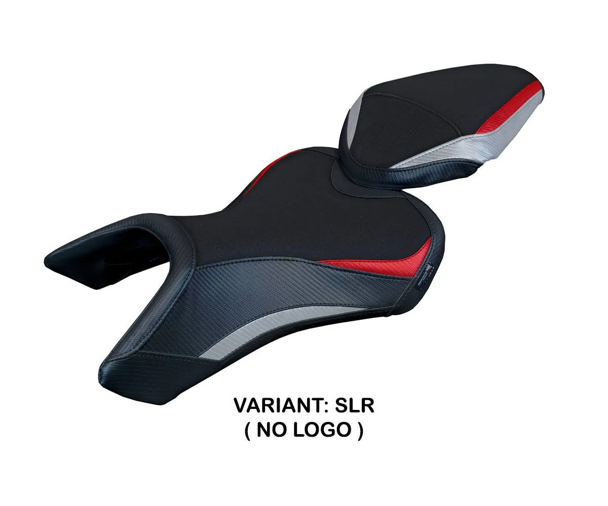 Seat saddle cover Niigata Silver-Red SLR Tpz compatible SUZUKI GSX 8S 2023 2026