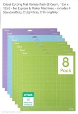 Genuine Cricut 12x12 Cutting Mat Variety Pack 8 Count Explore Maker Mats OEM