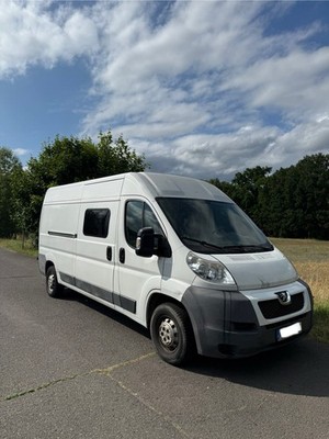 Camper Wohnmobil Peugeot Boxer Weiß Selbstausbau