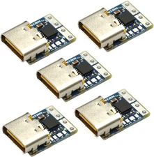(5 Pack)  USB-C PD 12V DC Fixed Voltage Power Trigger Module 5A Type-C Female In