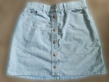 Vtg. Levi's Light-washed Denim Button-up Skirt