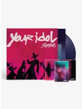 KPop Demon Hunters Netflix SAJA BOYS YOUR IDOL 7" Purple Vinyl, HUNTR/X, 1 Card