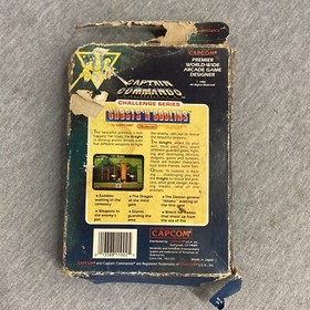 Ghosts N Goblins Nintendo NES Original W/ Box and dust cover