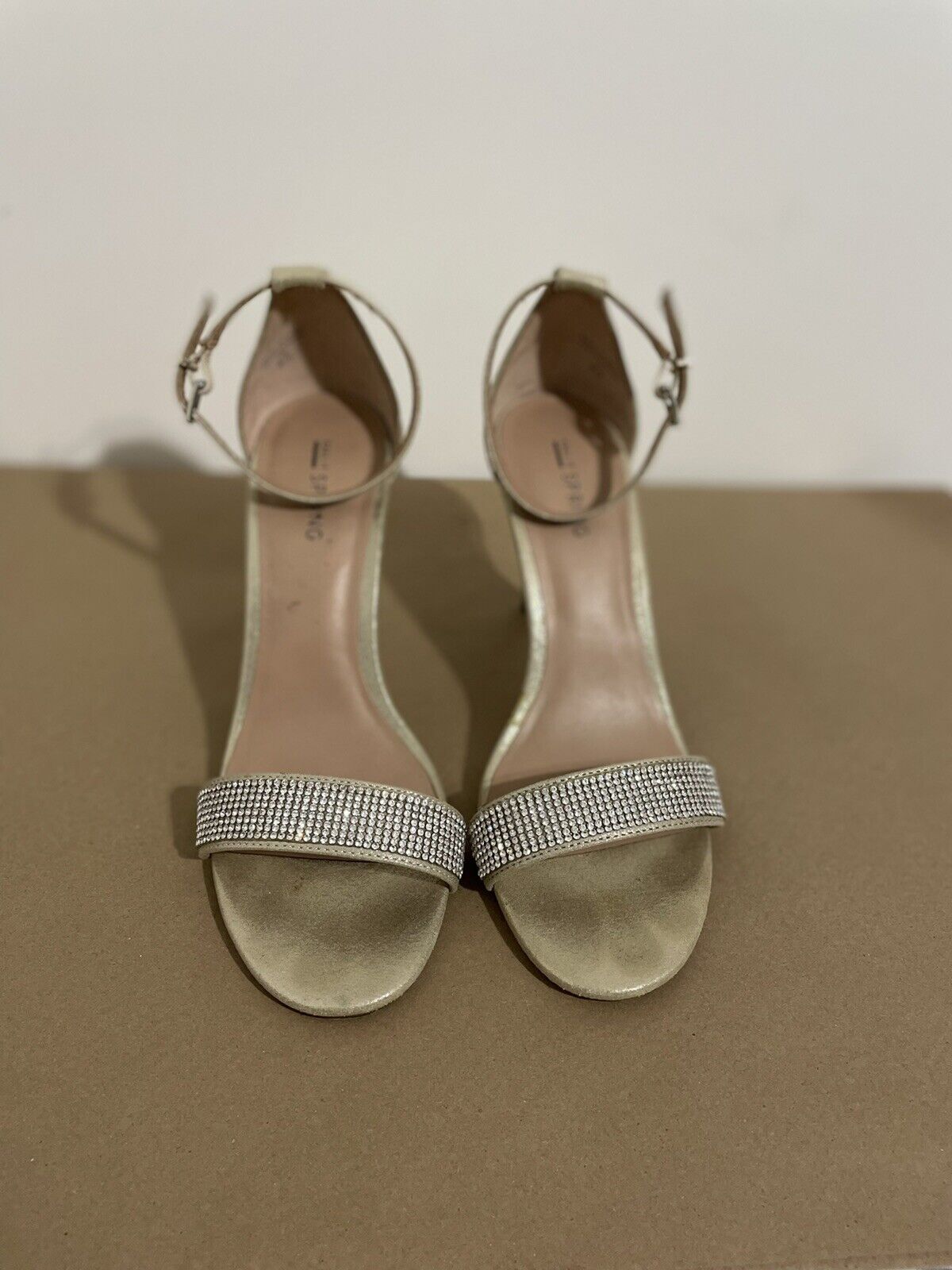Golden Heels With Silver Rhinestones￼ - image 6