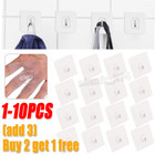 Heavy Duty Decorating Hooks Clips Self-Adhesive Strips Wall Hanging Fairy Lights