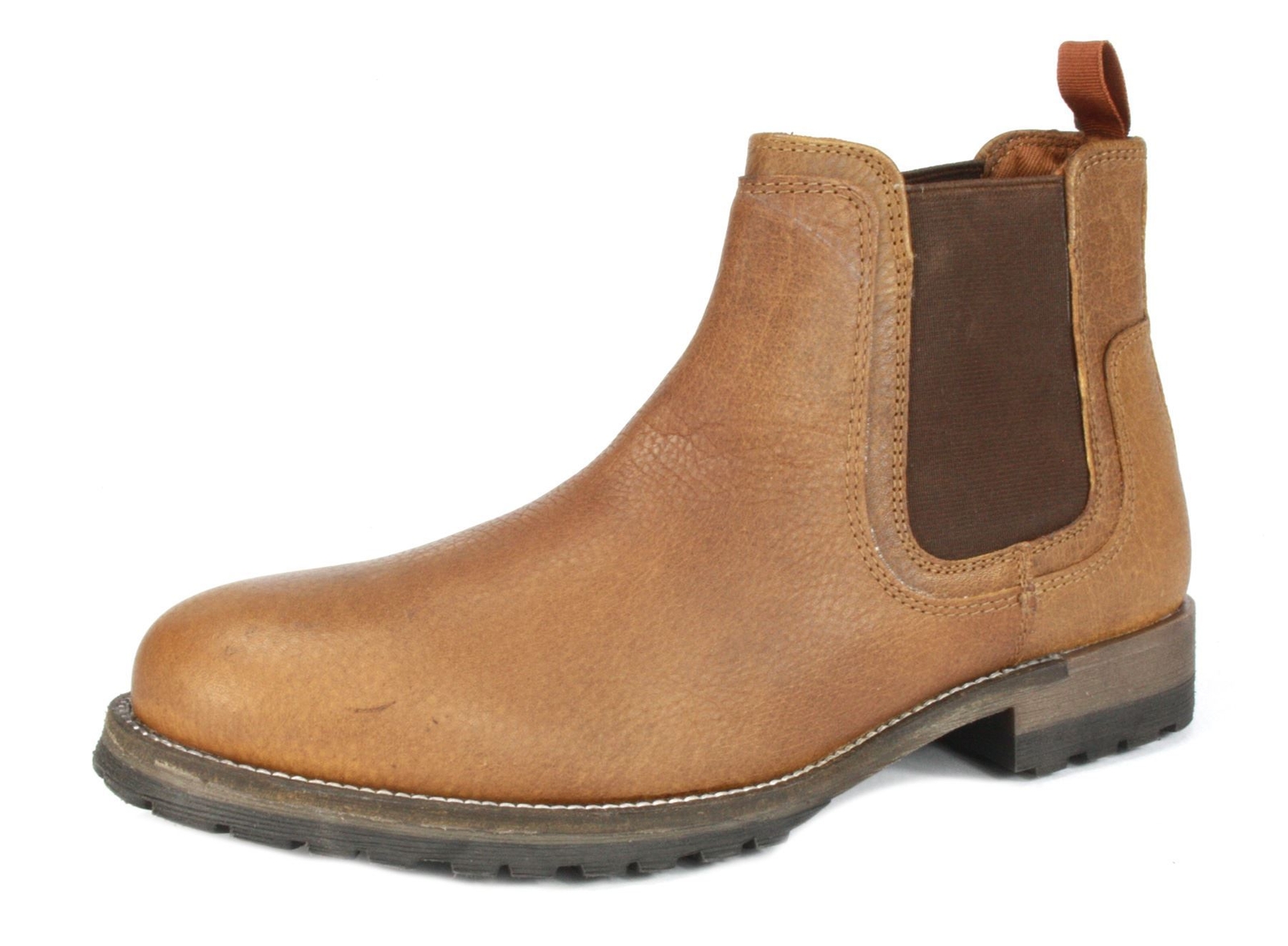 rot Tape Turvey Leder Hineinschlüpfen Chelsea Herren Stiefel braun hellbraun rot Tape Turvey Leder Hineinschlüpfen Chelsea Herren Stiefel braun hellbraun