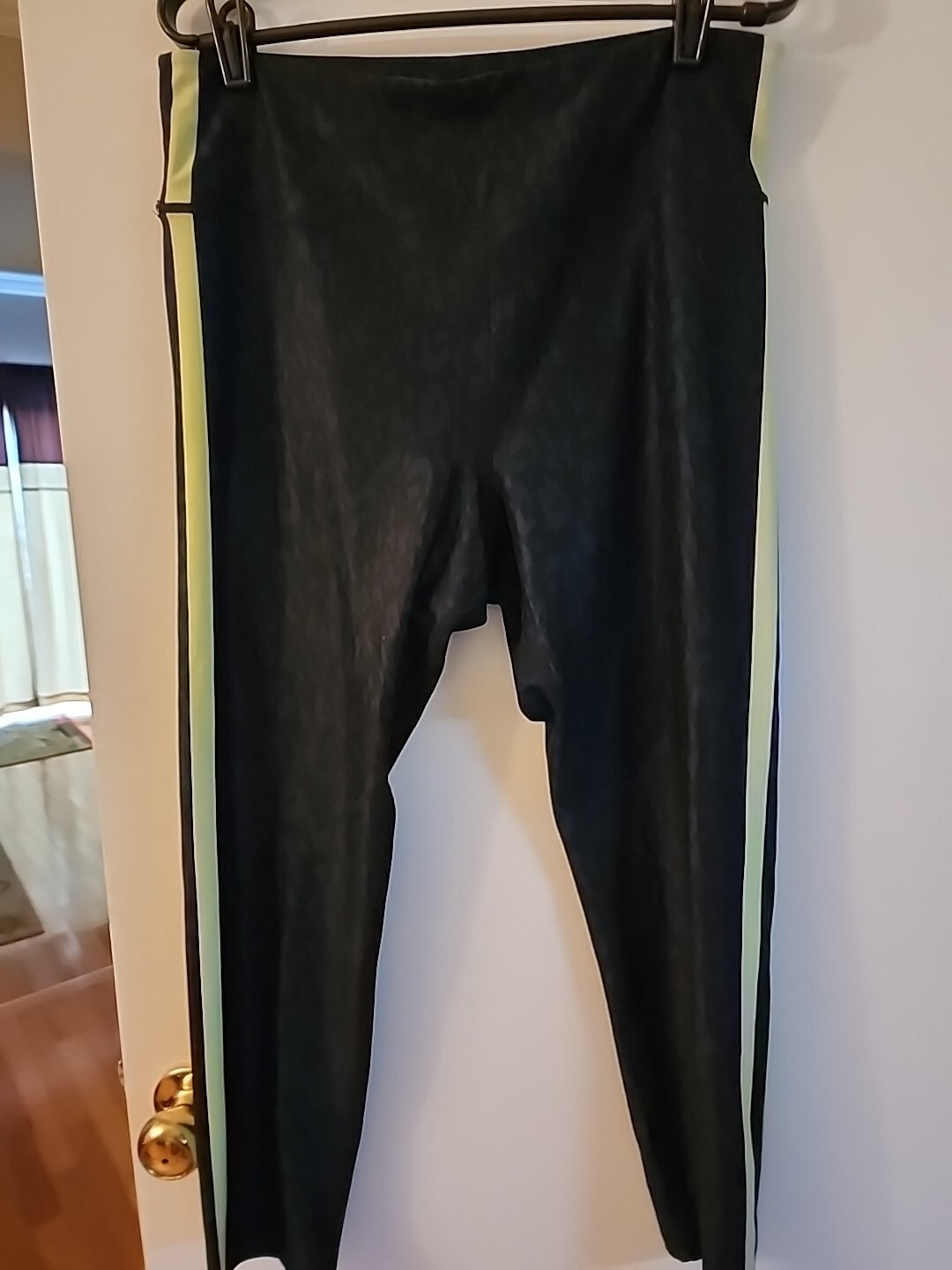 Leggings donna Fila Sport grigio scuro blu stampa animalier con righe laterali taglia XL