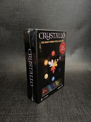 Crystallo Solo Card Game | Puzzle Adventure With Dragons & Gems | 30-Minute Abstract Strategy Game