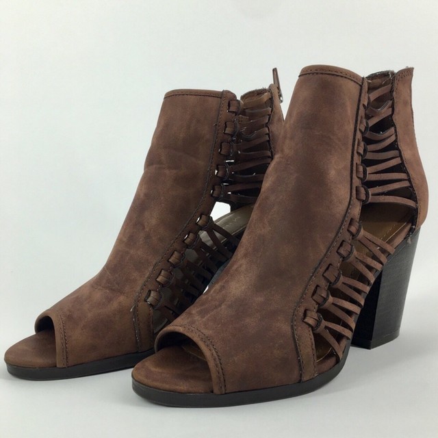 rampage peep toe booties
