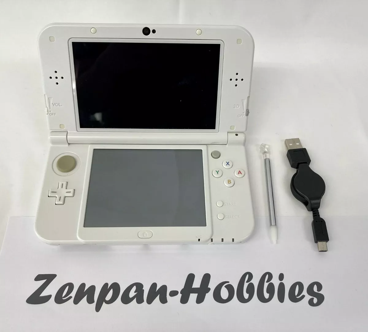 New Nintendo 3DS LL Pearl White Game Console Handheld System Region Japanese