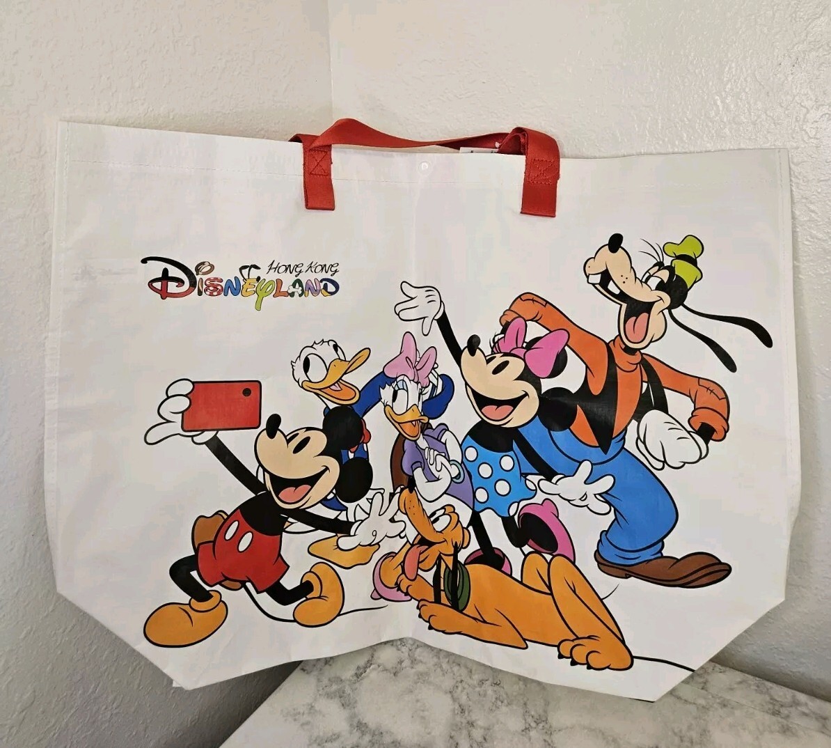 Hong Kong Disneyland Exclusive Tote Shopping Bag Large