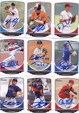Drew Ward signed 2013 Bowman Draft Top Prospect BDP Rookie card RC auto