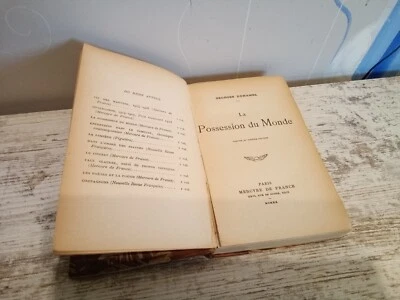 GEORGES DUHAMEL-LA POSSESSION DU MONDE- Relié-1920. Tirage justifié . - Photo 1/4