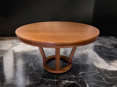 TB61 - Australian Made Solid Tassie Oak 1.4M Round Dining Table Only - image 1 of 2