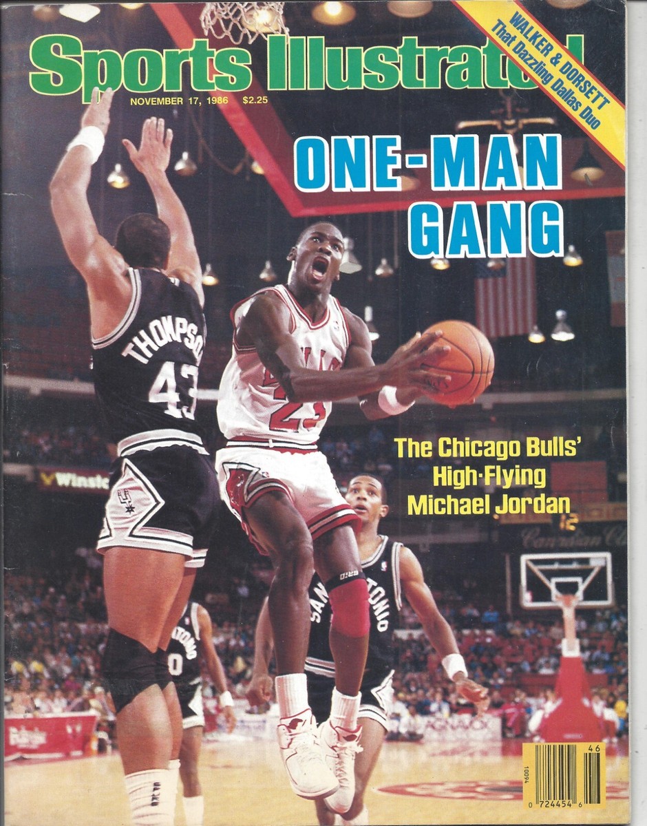1986 Sports Illustrated magazine basketball Michael Jordan