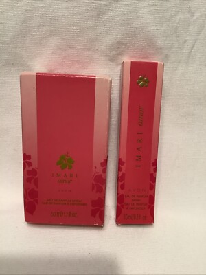 Avon IMARI amor Eau de Parfum 1.7 fl. oz.  & Parfum Travel Spray 0.3 fl. oz.