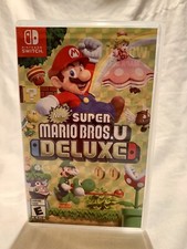 NEW SUPER MARIO BROS U DELUXE NINTENDO SWITCH REPLACEMENT CASE ONLY NO GAME