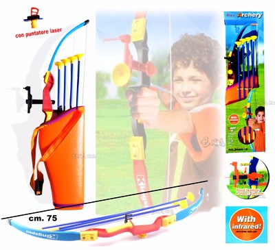 Arco Giocattolo Tradizionale Ricurvo Per Bambini Con Frecce - Tiro Con L'arco Classico - Top-archer01