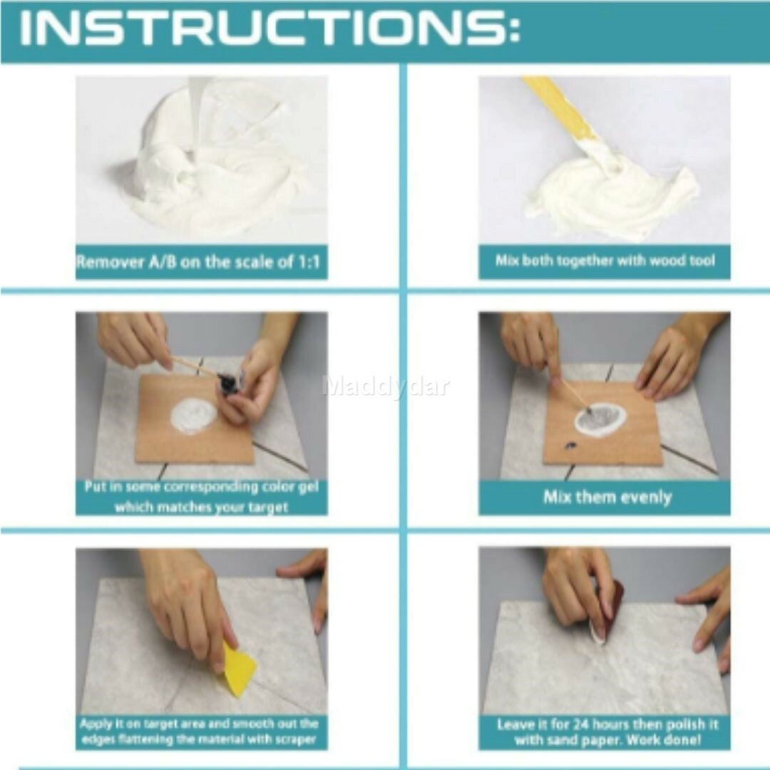 Tub Tile Shower Repair Kit Fiberglass Repair Acrylic Ceramic Porcelain