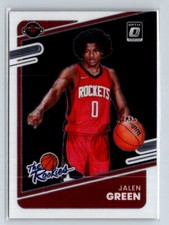 2021-2022 Panini Donruss Optic The Rookies Jalen Green #2 Rookie Card RC