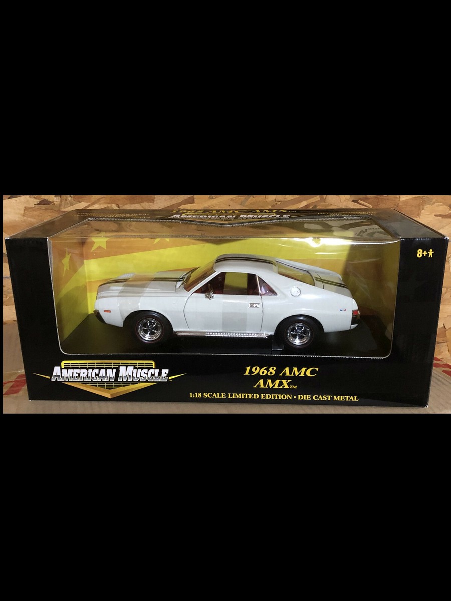 1968 AMC AMX WHITE 1:18 Ertl American Muscle 32279 | eBay