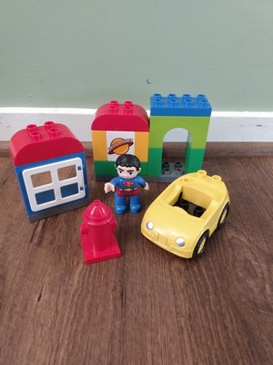 lego duplo super heroes superman rescue building set