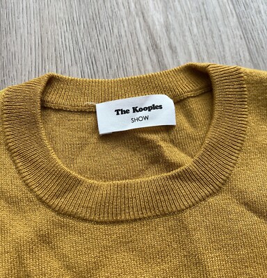 The Kooples Show Mustard Knit Sweater Better En Noir | eBay