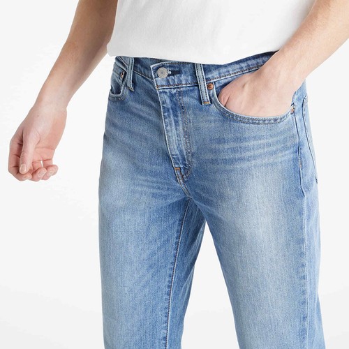 Pantalones de mezclilla ajustados Levi's 511 para hombre en azul claro fresco Sub Zero - Imagen 2 de 7