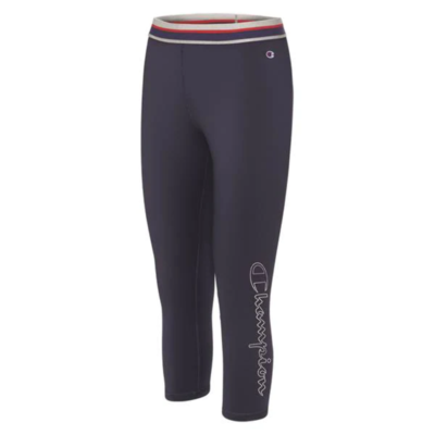 Champion Double Dry Logo Capri Leggings Imperial Indigo S