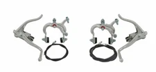 ALTALINE ALLOY FRONT OR REAR RACING BRAKE CHROME FOR RACING BICYCLES.