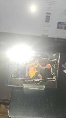 Keegan Murray 2022 Prizm Draft Picks Rookie Variation #55 Iowa Hawkeyes SP RC